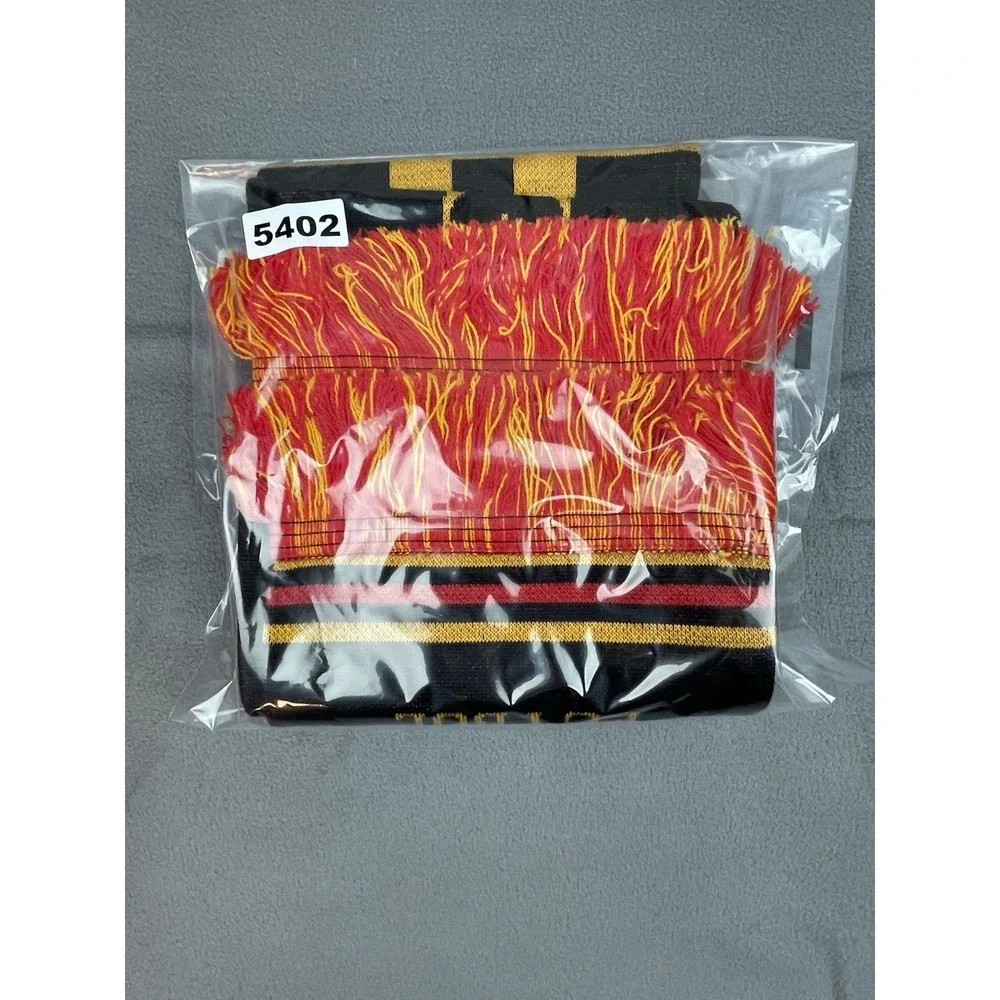 Ruffneck Scarf Mustang‎ Futbol Adult Black Yellow Long Warm Preppy Soccer Wrap